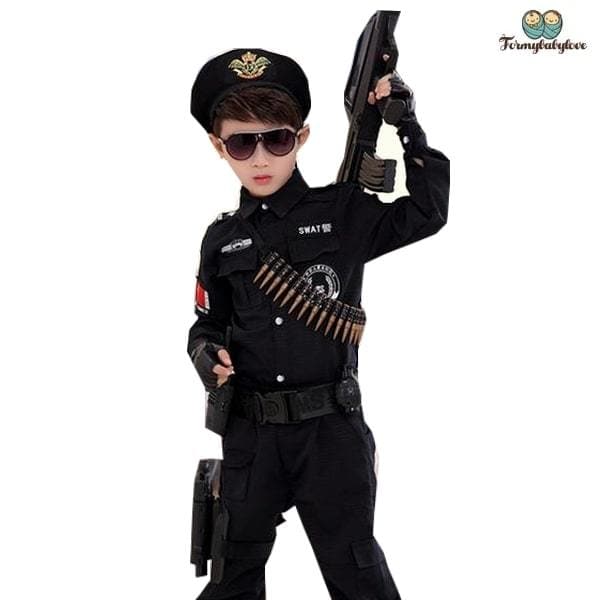 Costume de policier enfant - Déguisement garçon - v49293