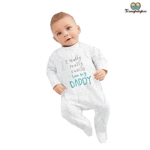 Pyjama bébé garçon papa (Du 3 mois au 18 mois)