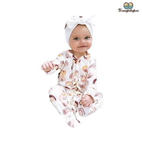 Pyjama bébé fille arc-en-ciel - Formybabylove