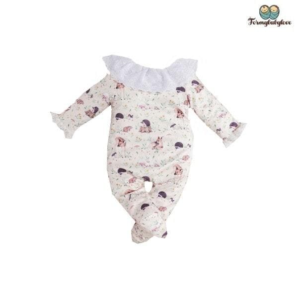Pyjama bébé fille hérisson (Du 3 mois au 24 mois)
