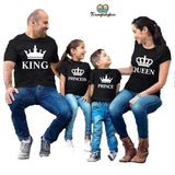 Tee shirt famille assorti roi