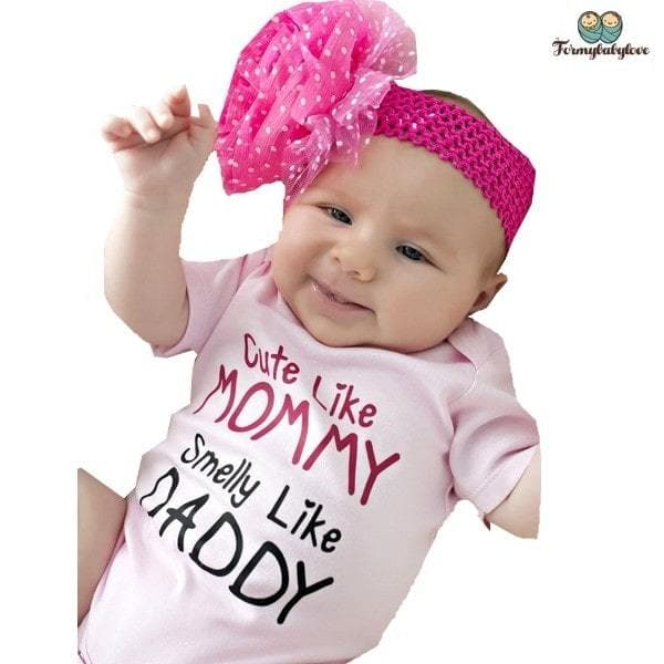Body bébé fille rose (Du 3 mois au 18 mois)
