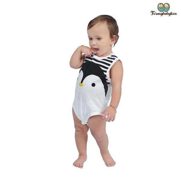 Body bébé garçon pingouin - Formybabylove