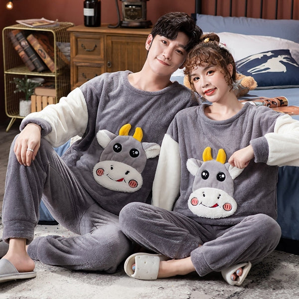 Pyjama couple hiver , chaud