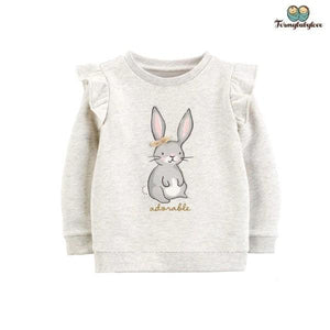 Pull fille lapin adorable