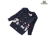Pull fille petits chats noir