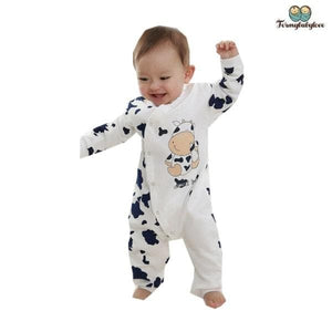Pyjama bébé garçon vache devant