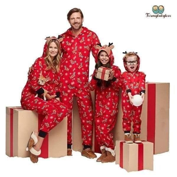 Pyjama noël famille rennes