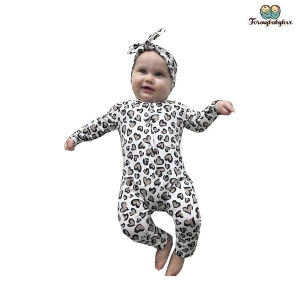 Pyjama bébé fille léopard