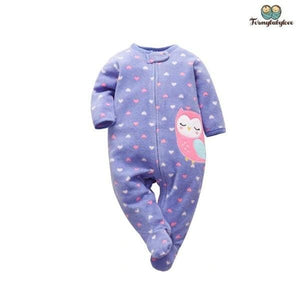 Pyjama bébé fille petit hibou