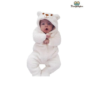 Pyjama bébé garçon ours blanc