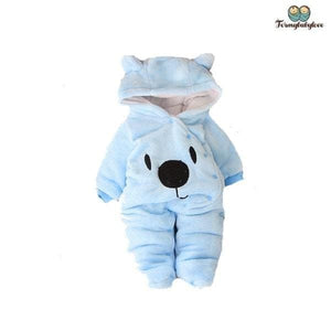 Pyjama bébé garçon ourson bleu