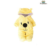 Pyjama bébé garçon ourson jaune