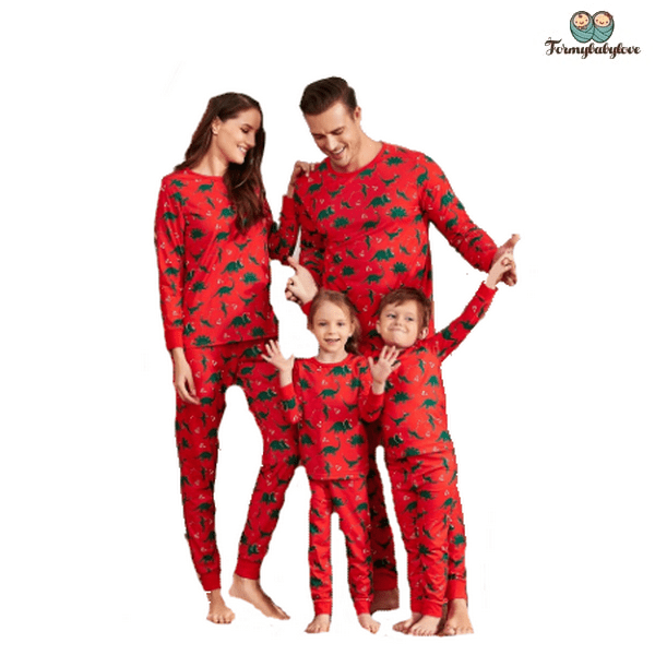 Pyjama famille dinosaure
