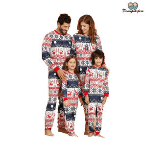 Pyjama famille flocon de neige