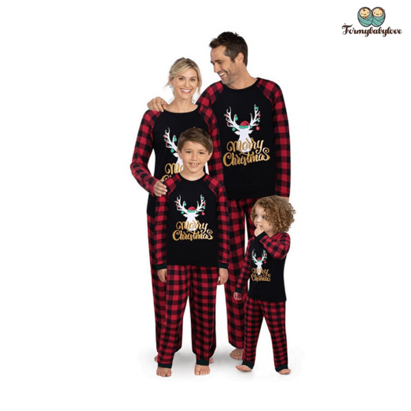 Pyjama famille joyeux noël
