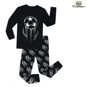 Pyjama garçon Noir football