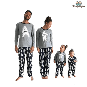 Pyjama noël famille ours polaire