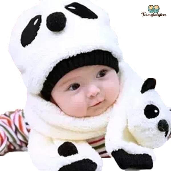 Bonnet enfant panda