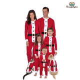 Pyjama noël famille lutin rouge