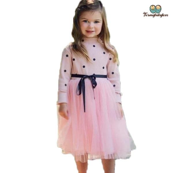 Robe pour fille rose